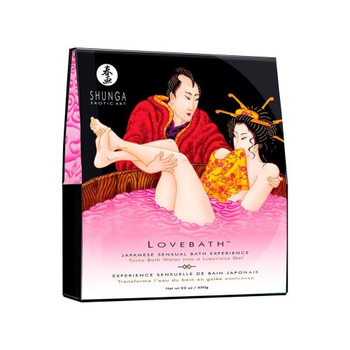 Гель для ванни Shunga LOVEBATH - Dragon Fruit 650гр, робить воду ароматним желе зі SPA ефектом
