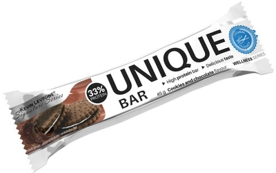 Протеїновий батончик Kevin Levrone Unique Bar 45 г Шоколадне печиво (5901764782193)