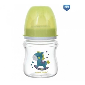Бутылочка Canpol Babies EasyStart с широким горлышком Toys зеленая 120 мл