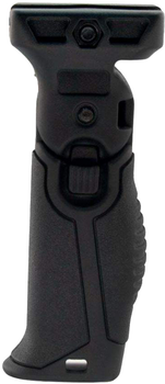 Передняя рукоятка DLG Tactical DLG-048 складная на Picatinny полимер Черная (Z3.5.23.005)