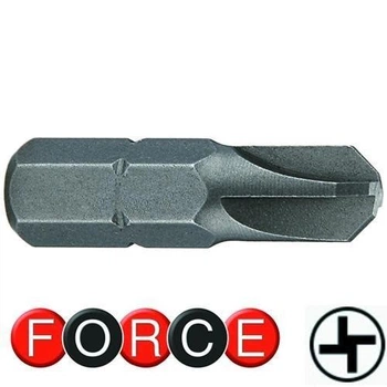 Бита FORCE 121S2502 четырехлепестковая (Torq) TS2,1/4.L=25 мм.