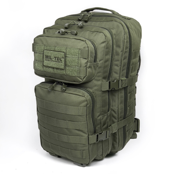Тактичний рюкзак Мілтек військовий армійський Mil-tec штурмовий 36л олива