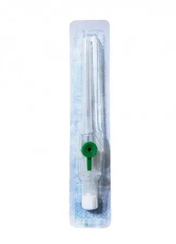 Канюля внутрішньовенна з ін`єкційним клапаном Medicare 18G (тип Венфлон,зелений) 50 шт