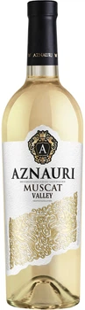 Вино Aznauri Alazani Muscat Valley белое полусладкое 0.75 л 9-13% (4820189293811)