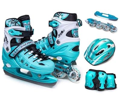 Комплект ролики-коньки 2в1 Scale Sports MINT, размер 29-33