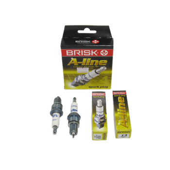 Свечи зажигания 4шт BRISK A-LINE 13 ВАЗ 2109, 21099, 2110, 2111, 2113, 2114, 2115, 2123, 2131, инжектор 8 кл., зазор 1.1 мм, под ключ 21 мм, комплект (42370)