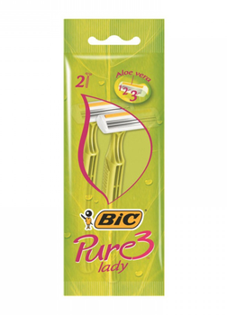 Набір бритв без змінних картриджів BIC Pure 3 Lady 2 шт (3086123221642)