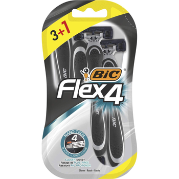 Набір бритв без змінних картриджів BIC Flex 4 3+1 шт (3086123220621)