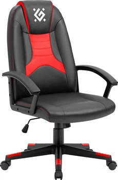 Кресло геймерское Defender Shark Black/Red (4745090820430)
