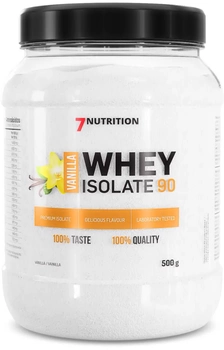 Odżywki białkowe 7Nutrition Whey Isolate 90 500 g Jar Vanilla (5907222544020)