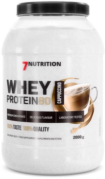 Protein 7Nutrition Whey Protein 80 2000 g Cappuccino (5907222544266)