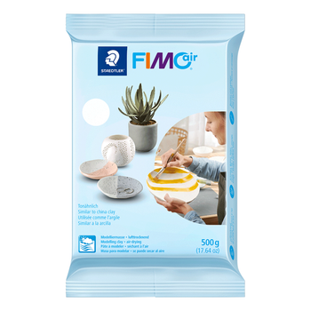 Полимерная самозастывающая глина FIMO Air, 500 г., Белая, (8100-0)