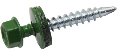 Саморез 4,8х35 для кровли RAL6002 М Steelfix 20 шт (010117)