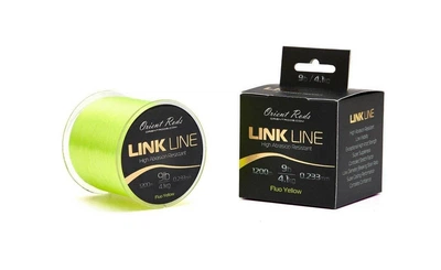Жилка (волосінь) Orient Rods Link Line 0.23 mm Fluo Yellow 1200 m.