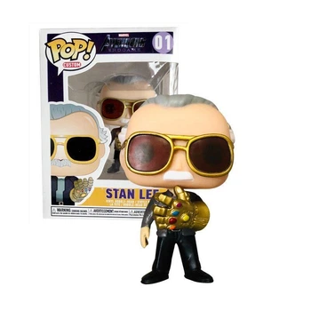 ФигуркаБашкотряс Стен Ли и Перчатка Бесконечности Фанко Поп Стен Ли Funko POP Marvel Stan Lee (299379)