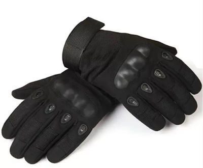 Повнопалі рукавички похідні армійські мисливські захисні FQ16S007 Чорний L (Kali)