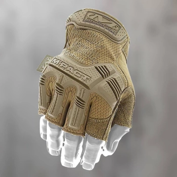 Штурмовые перчатки без пальцев Mechanix M-Pact Fingerless Песочный L (Kali)