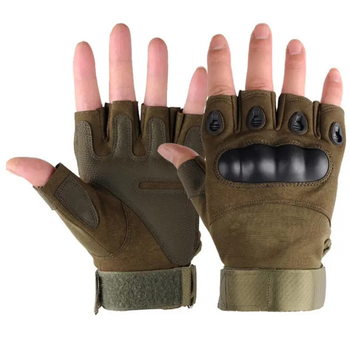 Защитные перчатки походные армейские охотничьи FQ16S007 Оливковый XL (Kali)