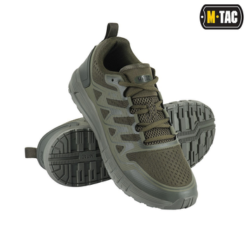 Мужские тактические кроссовки летние M-Tac размер 38 (24,5 см) Олива (Хаки) (Summer Sport Army Olive)