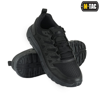 Мужские тактические кроссовки летние M-Tac размер 37 (23,8 см) Черный (Summer Sport Black)