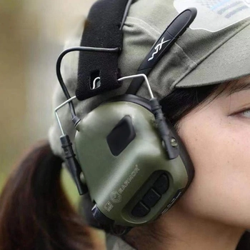 Тактичні навушники Earmor EARMOR M31 MOD4 із шумозаглушенням Зелений (1012-425-00)