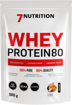 Białko 7Nutrition Whey Protein 80 500 g Chocolate-Cookie (5907222544815)