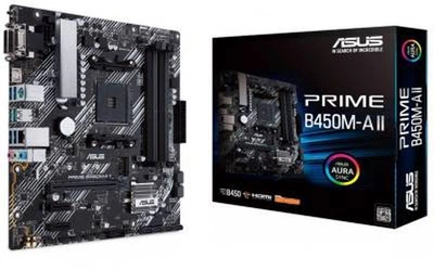Материнская плата AM4 (B450) Asus PRIME B450M-A II