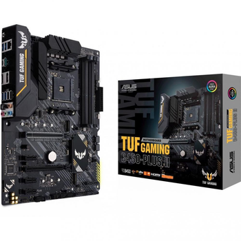 Материнська плата AM4 (B450) Asus TUF GAMING B450-PLUS II