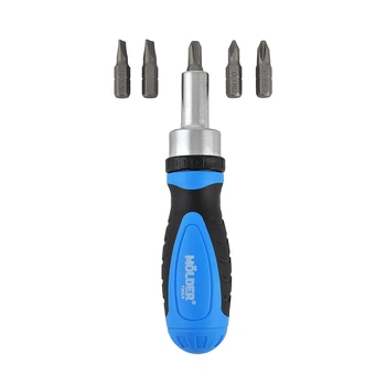 Отвертка реверсивная Molder с комплектом насадок 5в1 (MT32305)