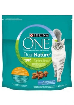 Сухой корм для взрослых кошек (со спирулиной) ТМ "Purina ONE" 1,4 кг (90834)
