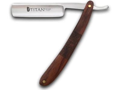 Небезпечна Бритва Titan Клинковая Titan з титановим лезом під ретро Дерево (1008-621-00)