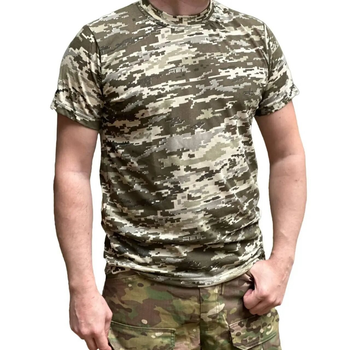 Тактическая футболка пиксель хлопковая L