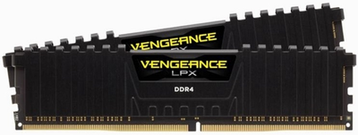 Оперативна пам'ять Corsair DDR4-2400 16384MB PC4-19200 (Kit of 2x8192) Vengeance LPX Black (CMK16GX4M2A2400C14)