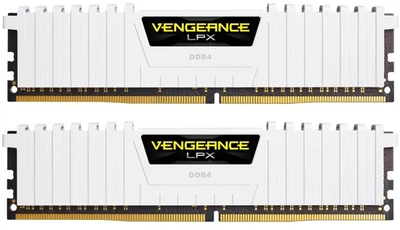 Оперативна пам'ять Corsair DDR4-3200 16384MB PC4-25600 (Kit of 2x8192) Vengeance LPX White (CMK16GX4M2B3200C16W)