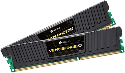 Оперативна пам'ять Corsair DDR3-1600 16392MB PC3-12800 (Kit of 2x8196) Vengeance Low Profile Black (CML16GX3M2A1600C10)