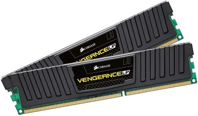 Оперативна пам'ять Corsair DDR3-1600 8192MB PC3-12800 (Kit of 2x4098) Vengeance Low Profile Black (CML8GX3M2A1600C9)