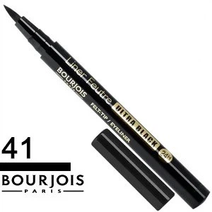 Подводка для глаз фломастер Bourjois Liner Feutre Slim 24H Черная 41 ULTRA BLACK