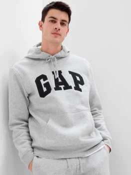 Bluza męska z kapturem GAP 850834-01 S Szara (1200110532982)