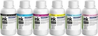 Комплект чорнила ColorWay для Epson L/T/P/R/PX/TX Series (B/C/M/Y/LC/LM) 6x200ml (CW-EW650SET02)