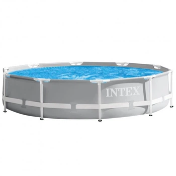 Каркасный бассейн семейный Intex 26700 305x76см 4485л Серый