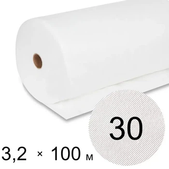 Агроволокно Growtex UV 30 г/м2 3,2 х 100 м Белое