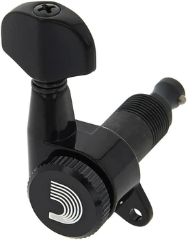 Колки для электрогитары D'Addario PWAT-6R2 AUTO-TRIM TUNING MACHINES (6 in-line, Black)