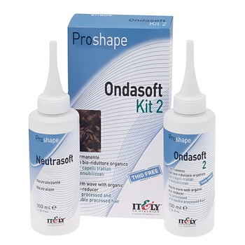 Набір для завивки для пошкодженого та чутливого волосся Itely Proshape Ondasoft Kit 2