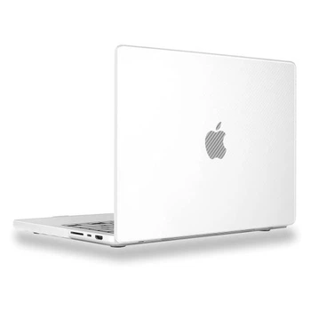 Чехол-накладка CasePro Carbon Fiber White для MacBook Pro 14” M5 | M4 | M3 | M2 | M1 (2021-2026)