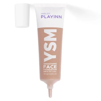 Тональний кремInglot playinn YSM smoothing face foundation матуючий №43 30мл середній бежевий рожевий