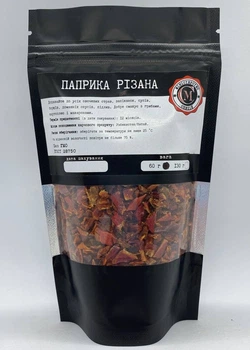 Паприка красная резаная (Китай) Министерство Специй 60г