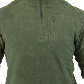 Флисовый пуловер Condor 1/4 Zip Fleece Pullover 607 Medium, Олива (Olive)
