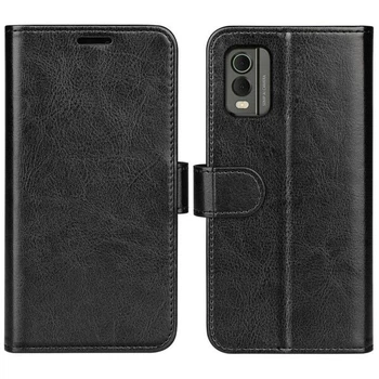 Класичний чохол-книжка Deexe Wallet Style для Nokia C32 - Black