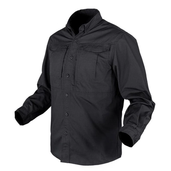 Полевая тактическая рубашка Condor TAC-PRO SHIRT 101132 X-Large, Чорний