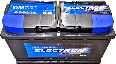 Автомобильный аккумулятор Electron AGM 95 Ач Ев (-/+) 860 EN 353 x 175 x 190 мм (595901086)